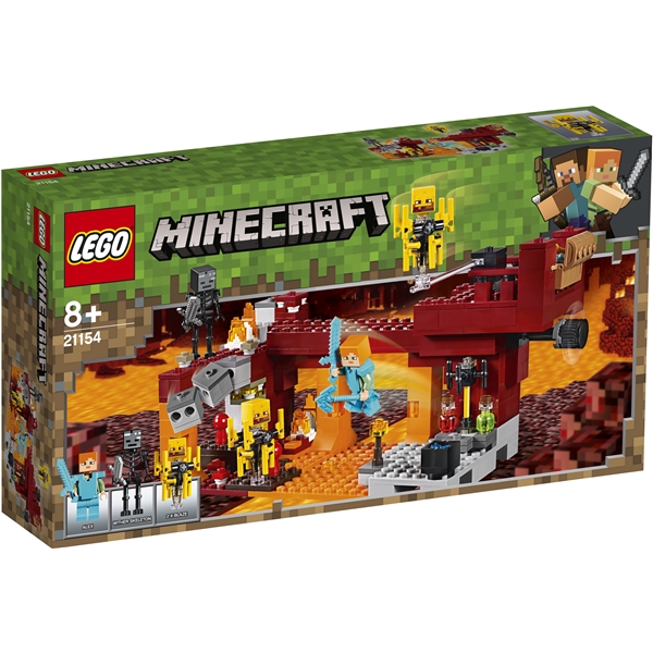 21154 LEGO Minecraft Flammeskrøntbroen (Bilde 1 av 3)