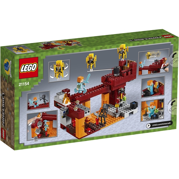 21154 LEGO Minecraft Flammeskrøntbroen (Bilde 2 av 3)