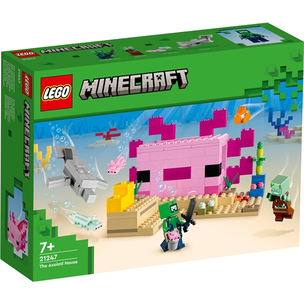 21247 LEGO Minecraft Axolotl-Huset (Bilde 1 av 6)