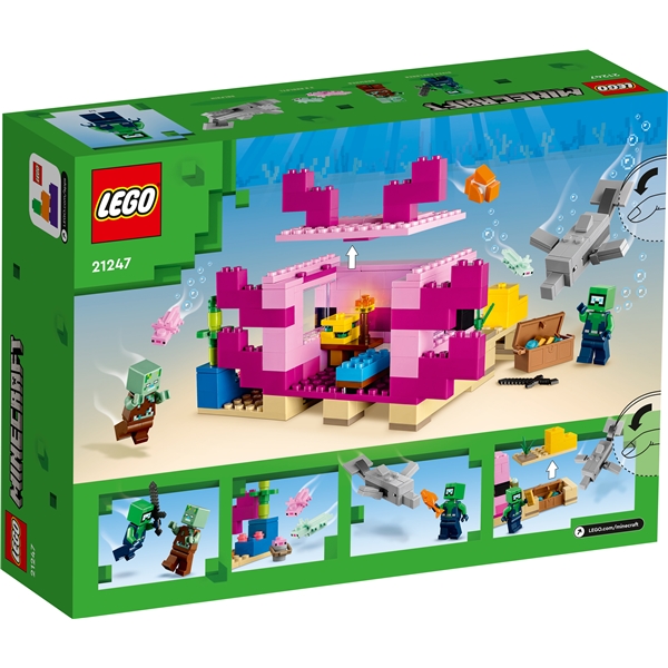 21247 LEGO Minecraft Axolotl-Huset (Bilde 2 av 6)