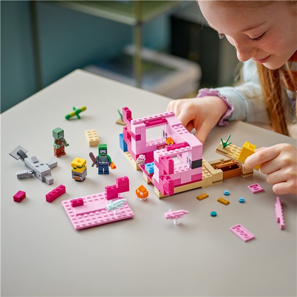 21247 LEGO Minecraft Axolotl-Huset (Bilde 4 av 6)