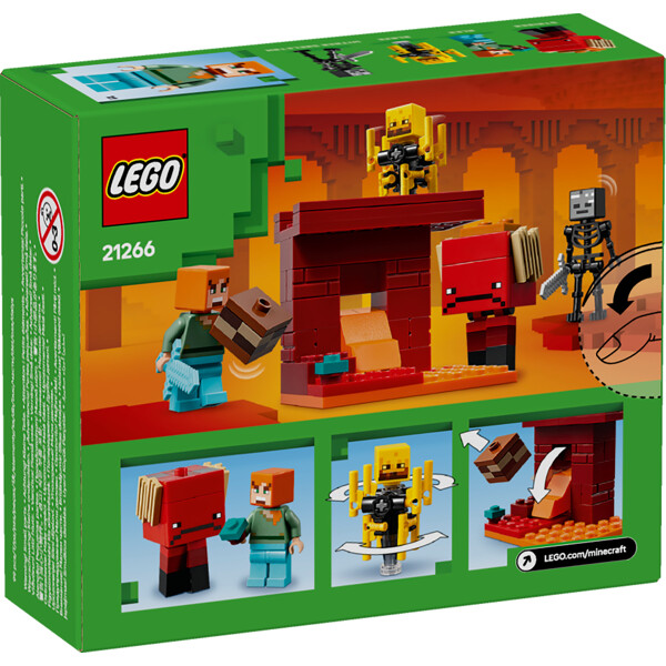 21266 LEGO Minecraft Lavakampen i Nether (Bilde 2 av 6)