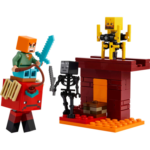 21266 LEGO Minecraft Lavakampen i Nether (Bilde 3 av 6)