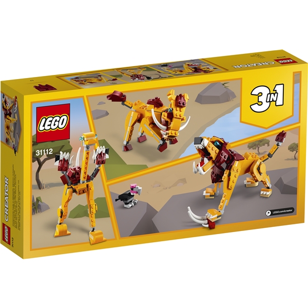 31112 LEGO Creator Vill løve (Bilde 2 av 6)