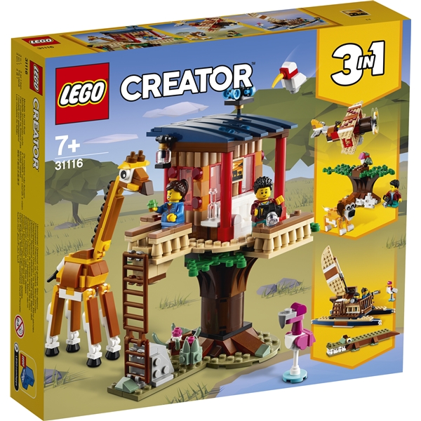 31116 LEGO Creator Safaritrehytte med ville dyr (Bilde 1 av 8)