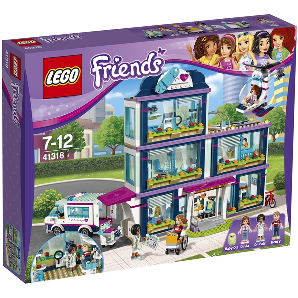 41318 LEGO Friends Heartlakes Sykehus (Bilde 1 av 7)