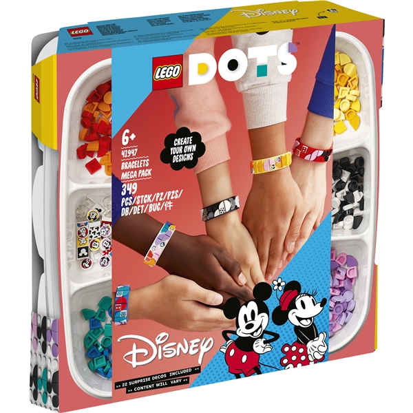 41947 LEGO Dots Mikke Armbånd Megapakke (Bilde 1 av 7)