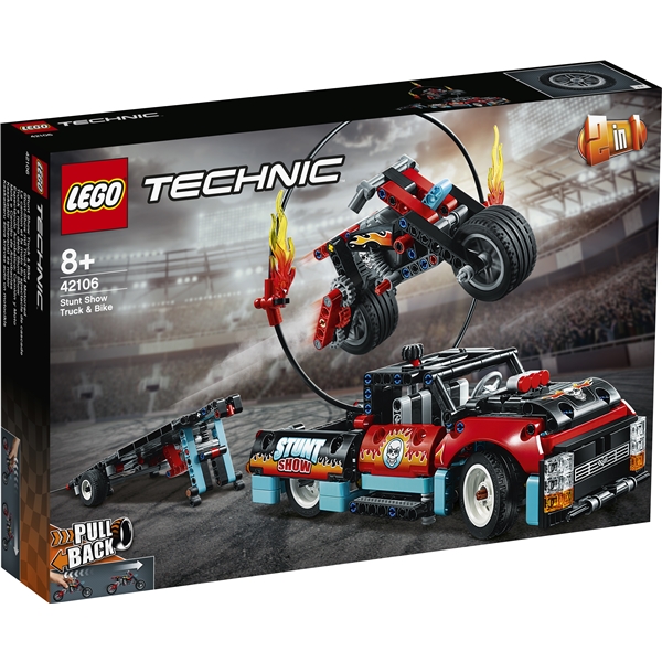 42106 LEGO Technic Stuntmotorsykkel og pickup (Bilde 1 av 3)