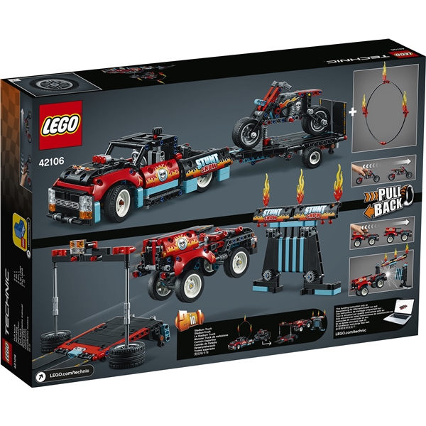 42106 LEGO Technic Stuntmotorsykkel og pickup (Bilde 2 av 3)
