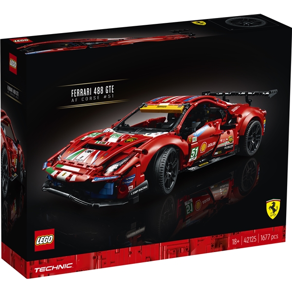 42125 LEGO Technic Ferrari 488 GTE “AF Corse #51” (Bilde 1 av 6)