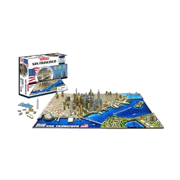 4D Cityscape Puzzle San Francisco