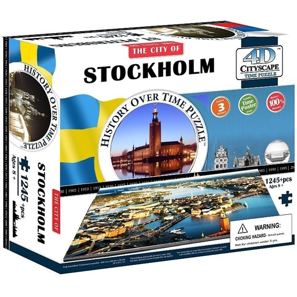 4D Cityscape Puzzle Stockholm (Bilde 1 av 2)