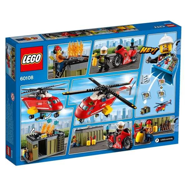 60108 LEGO City Brannvesenets utrykningsenhet (Bilde 3 av 3)