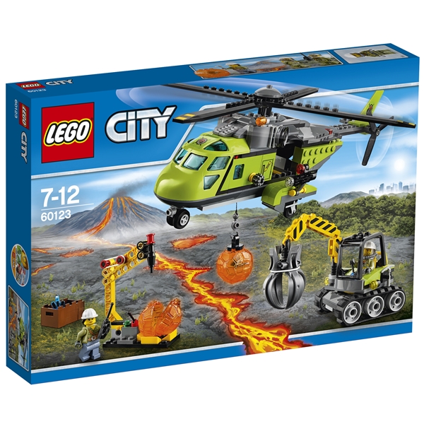 60123 LEGO City Vulkan transporthelikopter (Bilde 1 av 3)