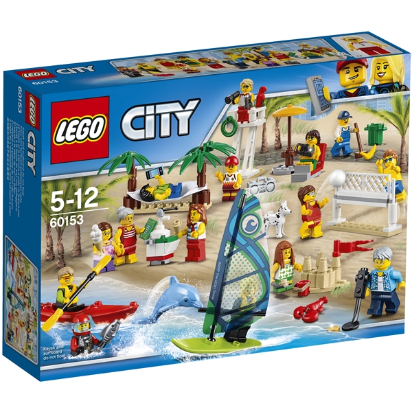60153 LEGO City Figurpakken Gøy på Stranda (Bilde 1 av 10)