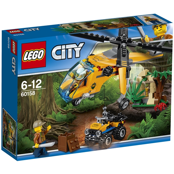 60158 LEGO City Jungel Transporthelikopter (Bilde 1 av 9)