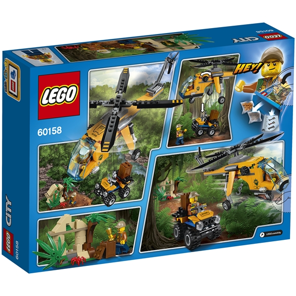 60158 LEGO City Jungel Transporthelikopter (Bilde 2 av 9)