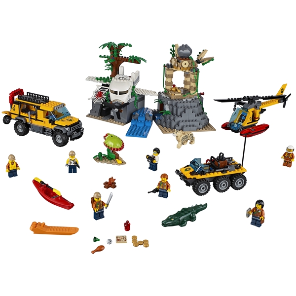 60161 LEGO City Jungel Forskingsplass (Bilde 3 av 9)
