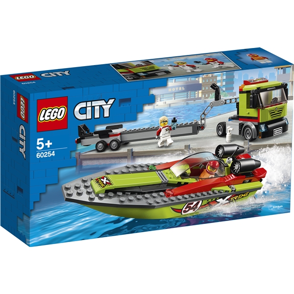 60254 LEGO City Great Vehicle Racerbåt trailer (Bilde 1 av 3)