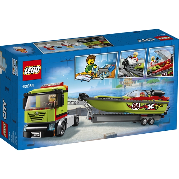 60254 LEGO City Great Vehicle Racerbåt trailer (Bilde 2 av 3)