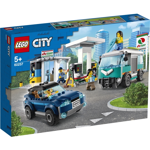 60257 LEGO City Turbo Wheels Bensinstasjon (Bilde 1 av 3)