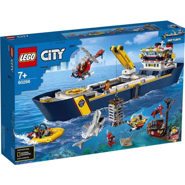 60266 LEGO City Oceans Forskningsskip (Bilde 1 av 10)