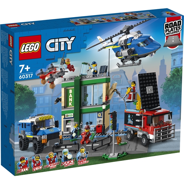 60317 LEGO City Police Politiutrykning til Banken (Bilde 1 av 5)