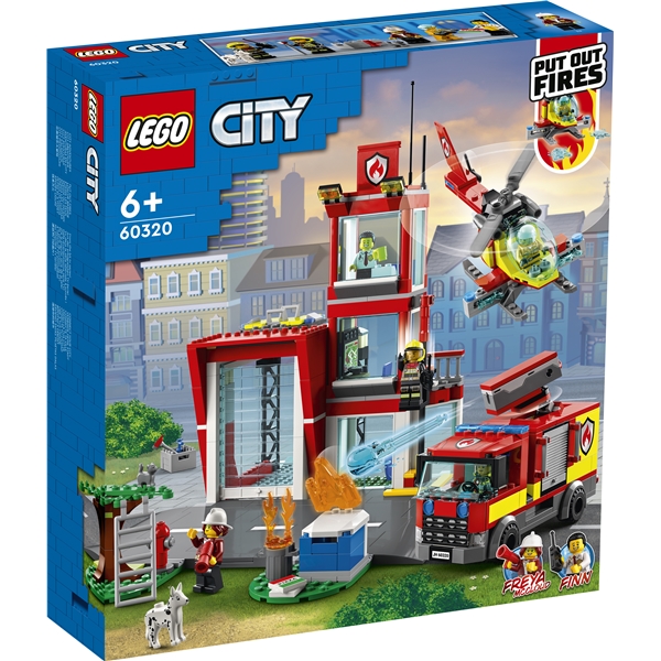 60320 LEGO City Fire Brannstasjon (Bilde 1 av 6)