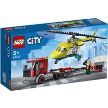 60343 LEGO City Trailer med Redningshelikopter