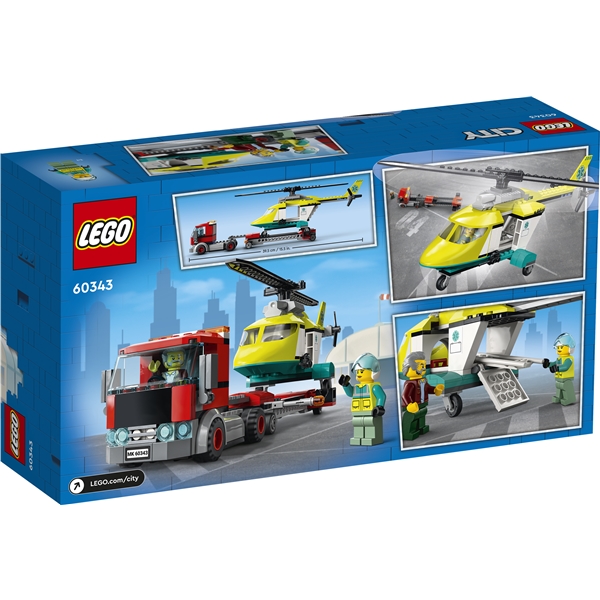 60343 LEGO City Trailer med Redningshelikopter (Bilde 2 av 5)