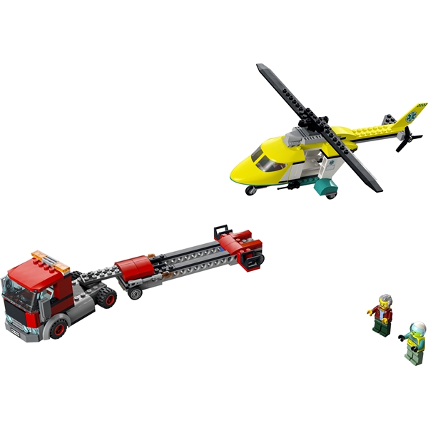 60343 LEGO City Trailer med Redningshelikopter (Bilde 3 av 5)