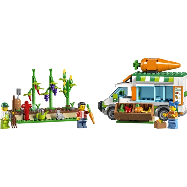 60345 LEGO City Bondens Marked med Kassebil (Bilde 3 av 7)