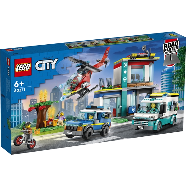 60371 LEGO City Base for Utrykningskjøretøy (Bilde 1 av 6)