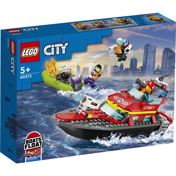 60373 LEGO City Brannvesenets Redningsbåt (Bilde 1 av 6)