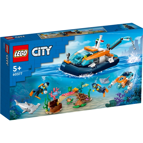 60377 LEGO City Utforskere & Dykkerbåt (Bilde 1 av 6)