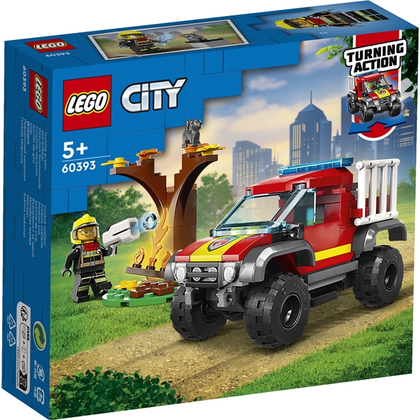 60393 LEGO City Brannvesenets Firehjulstrekker (Bilde 1 av 6)