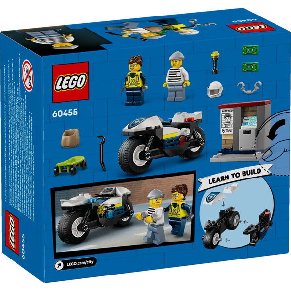 60455 LEGO City Politiets Motorsykkeljakt (Bilde 2 av 6)