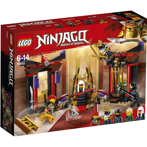70651 LEGO Ninjago Oppgjøret i Tronsalen (Bilde 1 av 6)