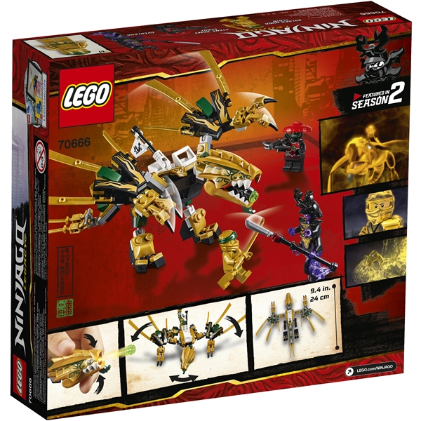70666 LEGO Ninjago Den Gyllne Dragen (Bilde 2 av 4)