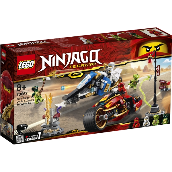 70667 LEGO Ninjago Kais Vassa Motorsykkel (Bilde 1 av 5)