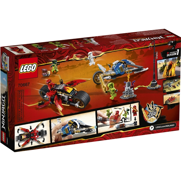 70667 LEGO Ninjago Kais Vassa Motorsykkel (Bilde 2 av 5)