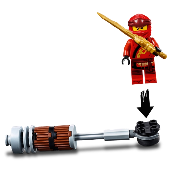 70667 LEGO Ninjago Kais Vassa Motorsykkel (Bilde 5 av 5)