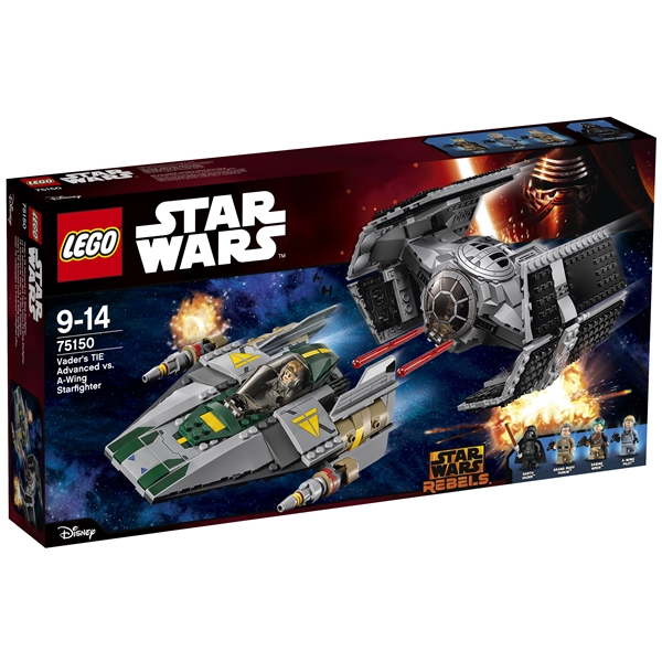 75150 Vader's TIE Advanced vs. A-Wing Starfighter (Bilde 1 av 3)