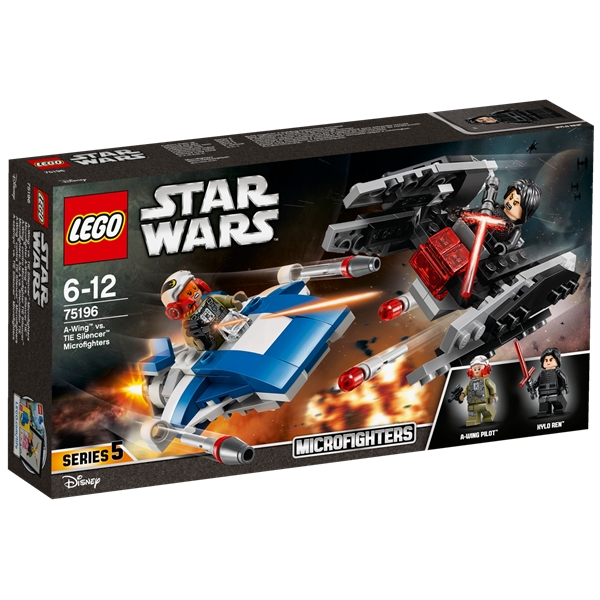 75196 LEGO Star Wars A-Wing vs. TIE Silencer (Bilde 1 av 5)