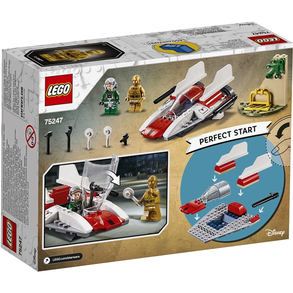 75247 LEGO Star Wars Rebel A-Wing Starfighter (Bilde 2 av 5)