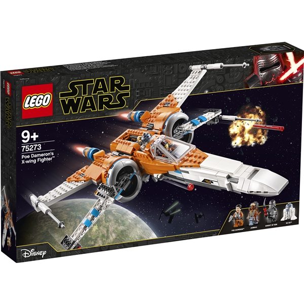 75273 LEGO Star Wars Poe Damerons Xwing Fighter (Bilde 1 av 3)