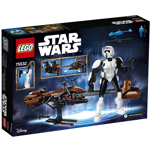 75532 LEGO Star Wars Scout Trooper Speeder Bike (Bilde 2 av 7)