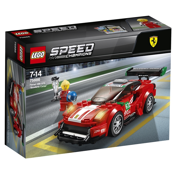 75886 LEGO Speed Ferrari 488 GT3 Scuderia Corsa (Bilde 1 av 3)