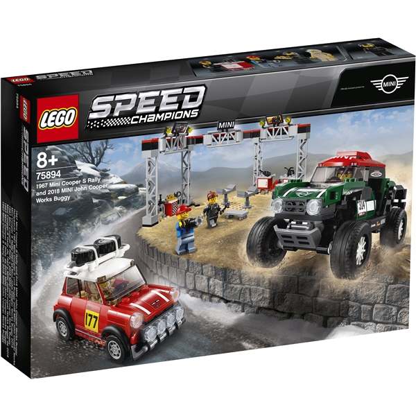 75894 LEGO Speed Mini Cooper Rally & Mini Buggy (Bilde 1 av 3)