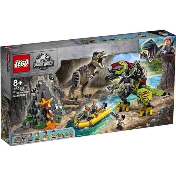 75938 LEGO JurassicWorld Strid T.rex & Dinosaurie (Bilde 1 av 3)
